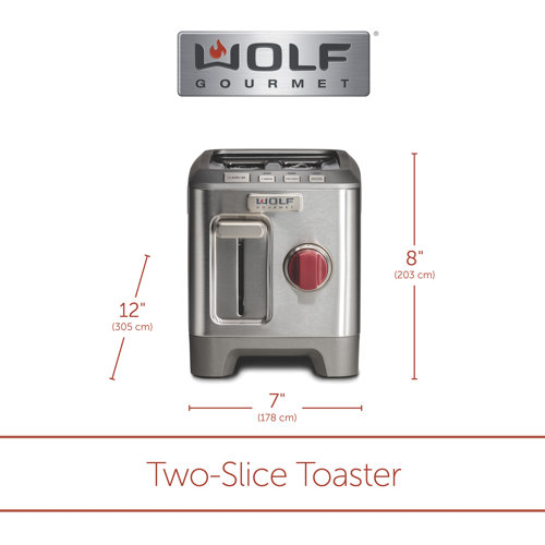 Wolf Gourmet 2 Slice Toaster Wayfair